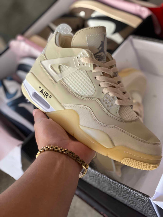 Jordan 4 Off White Sail