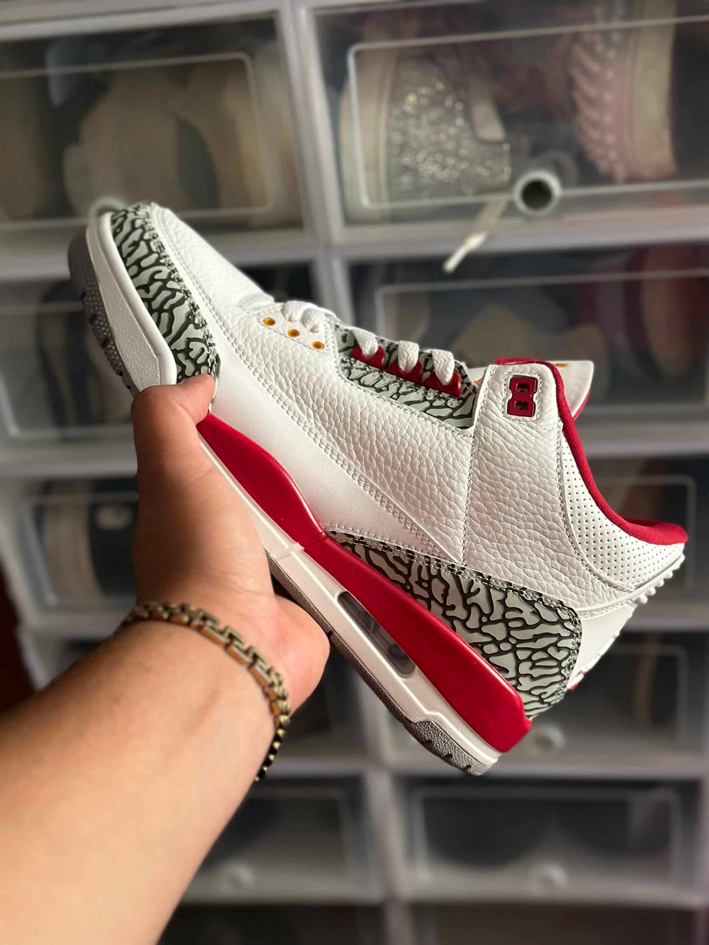Jordan 3 Cardinal Red