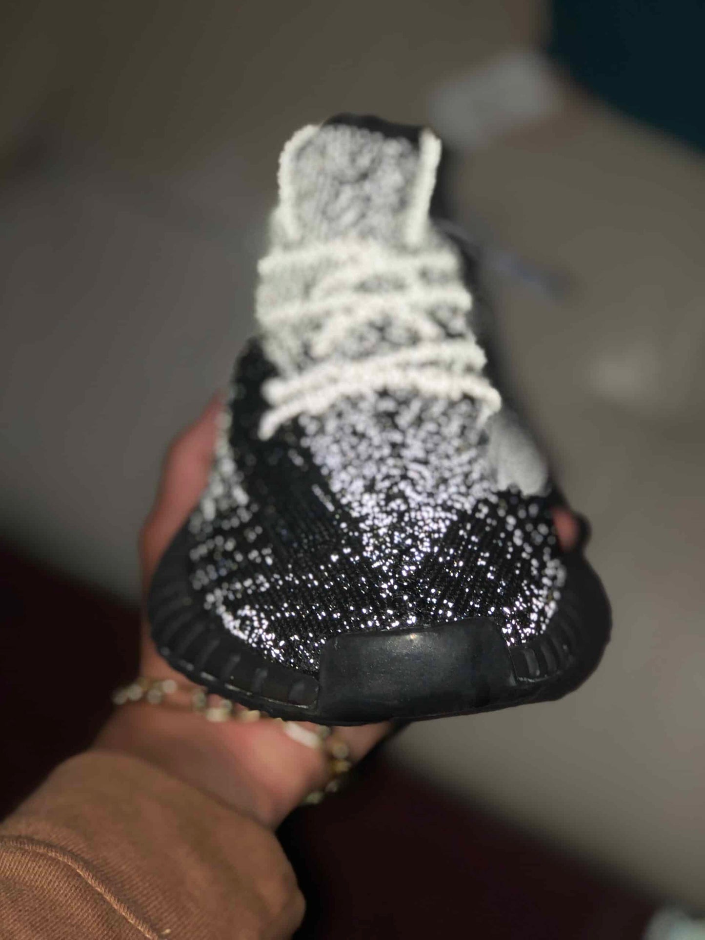 Yeezy black reflective