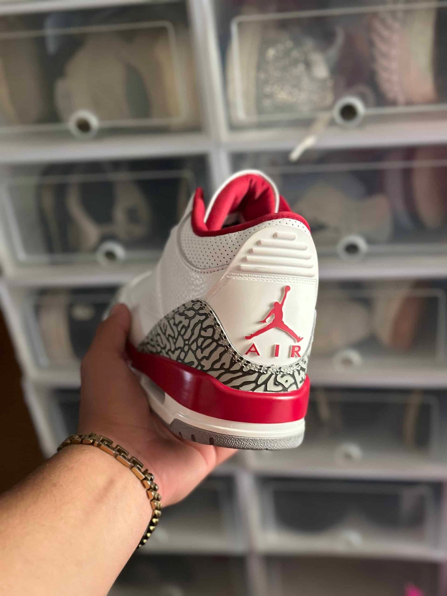 Jordan 3 Cardinal Red