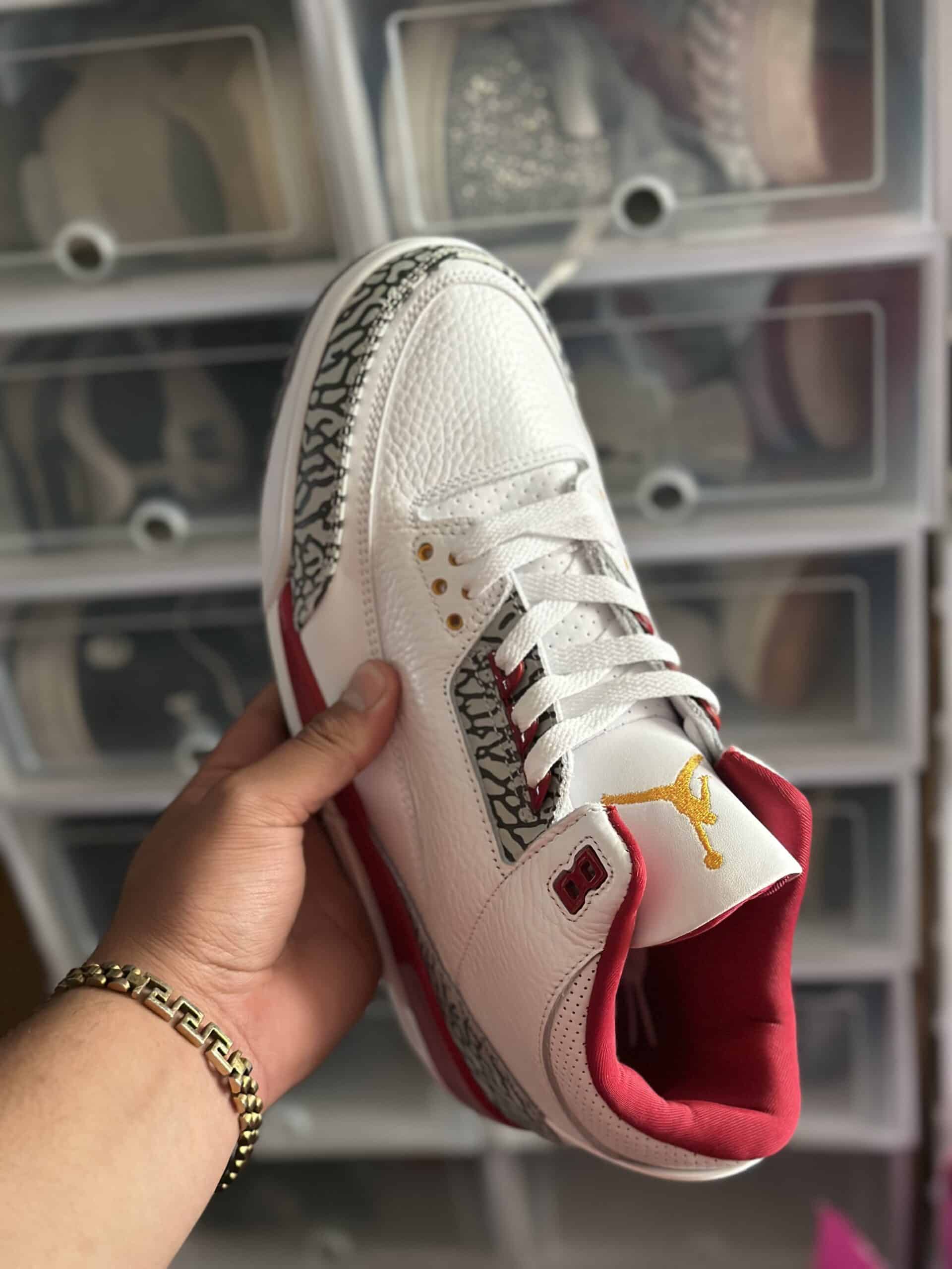 Jordan 3 Cardinal Red