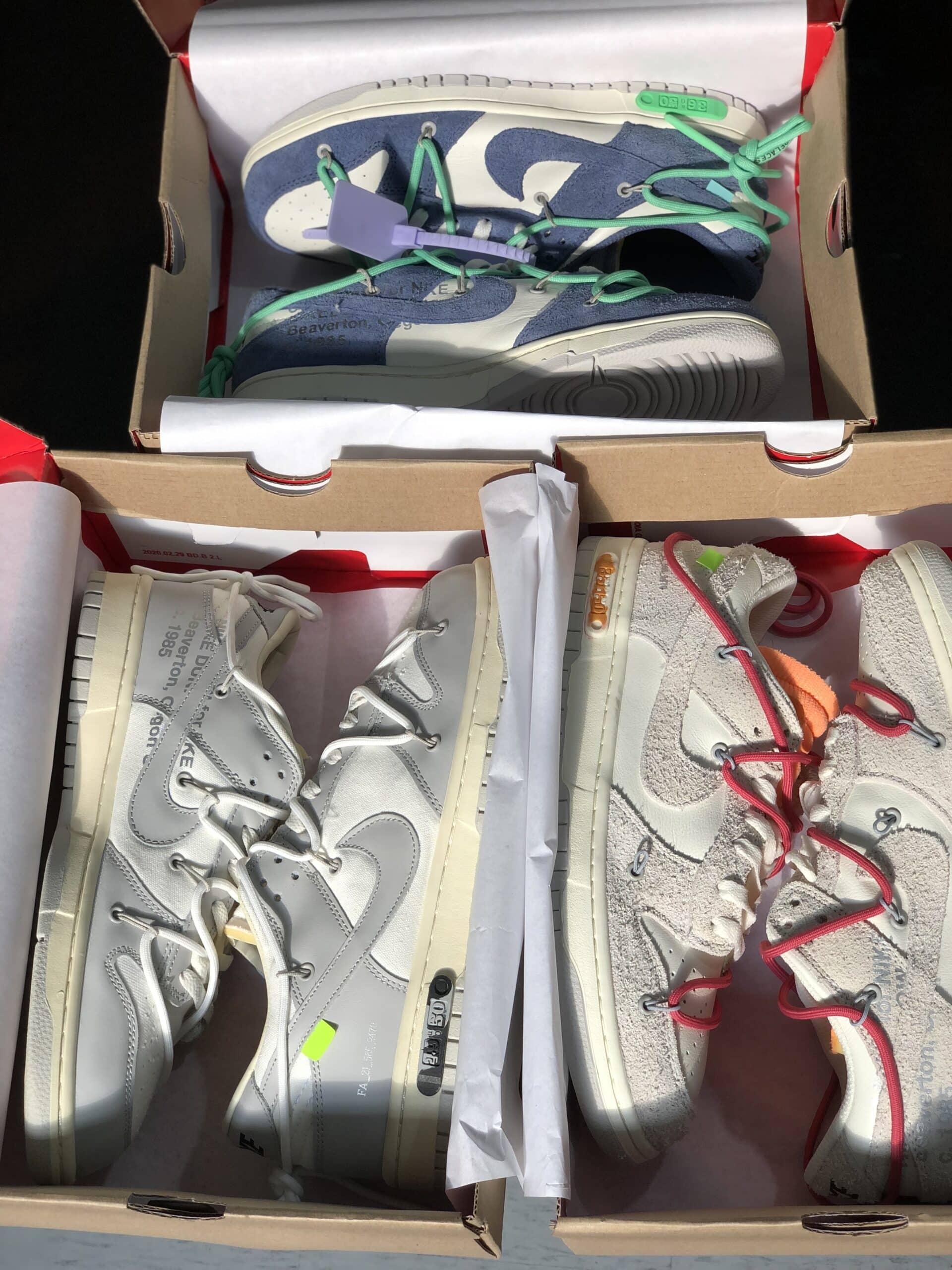 Dunk Off-White All Lots