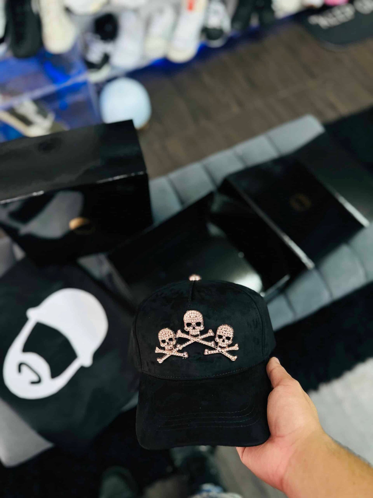 Barbas Skull rose gold 24k