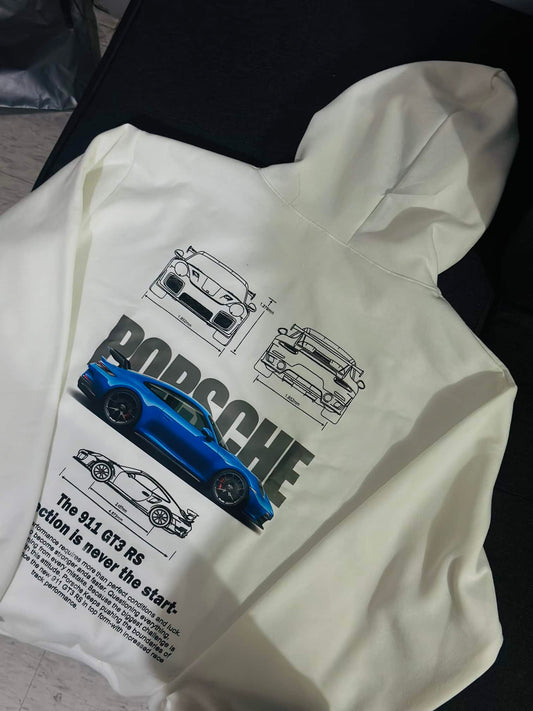 Hoodie porsche blue